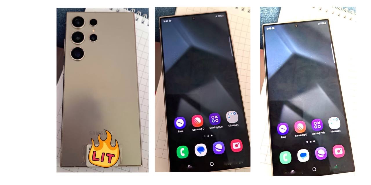 Galaxy S24 Ultra Titanium Color live look