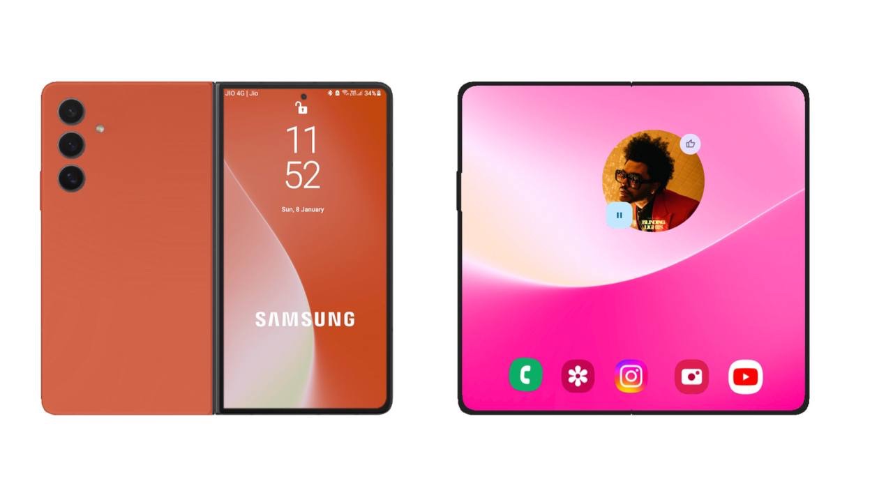 Galaxy Z Fold 6 early concept based on Patent filings 