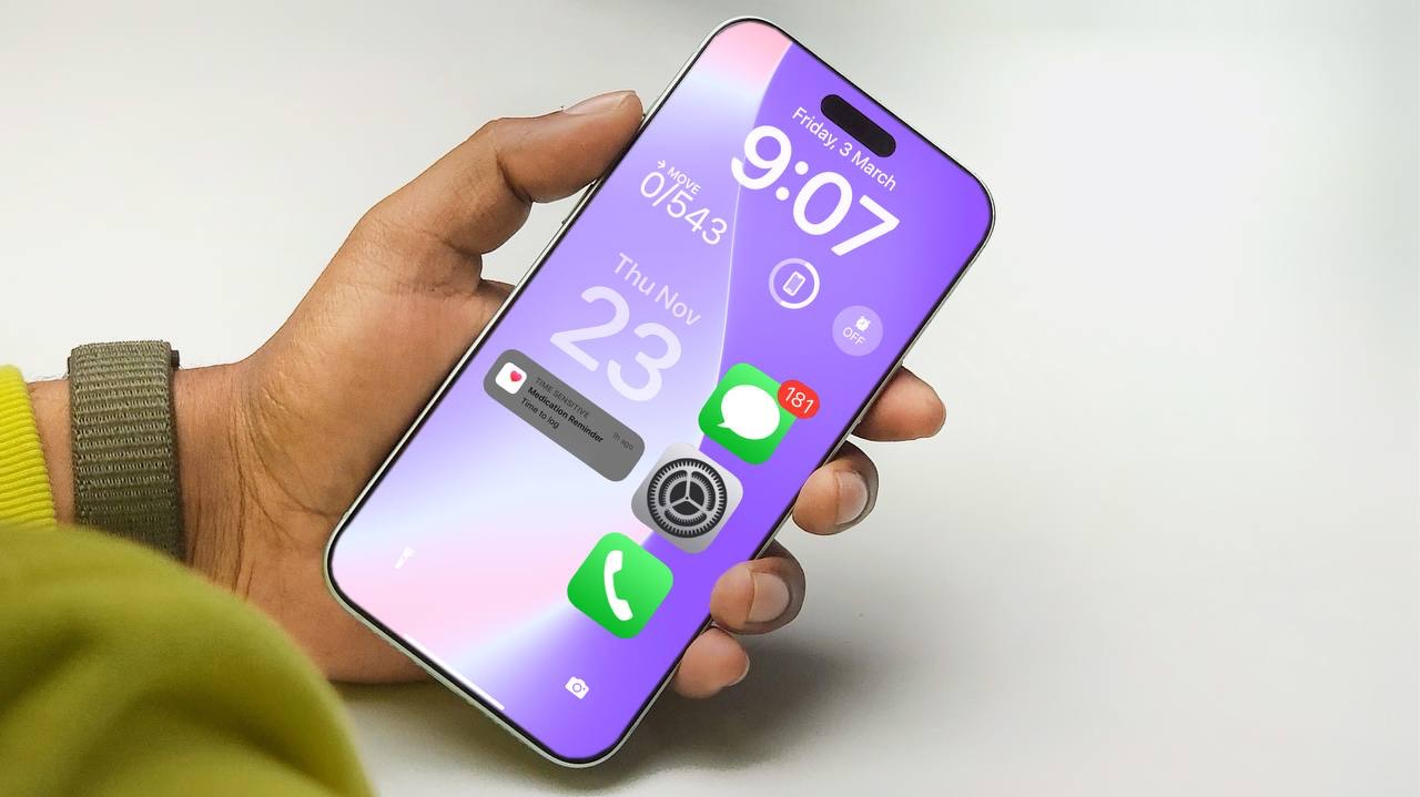Display changes for the iPhone 16 Pro series models